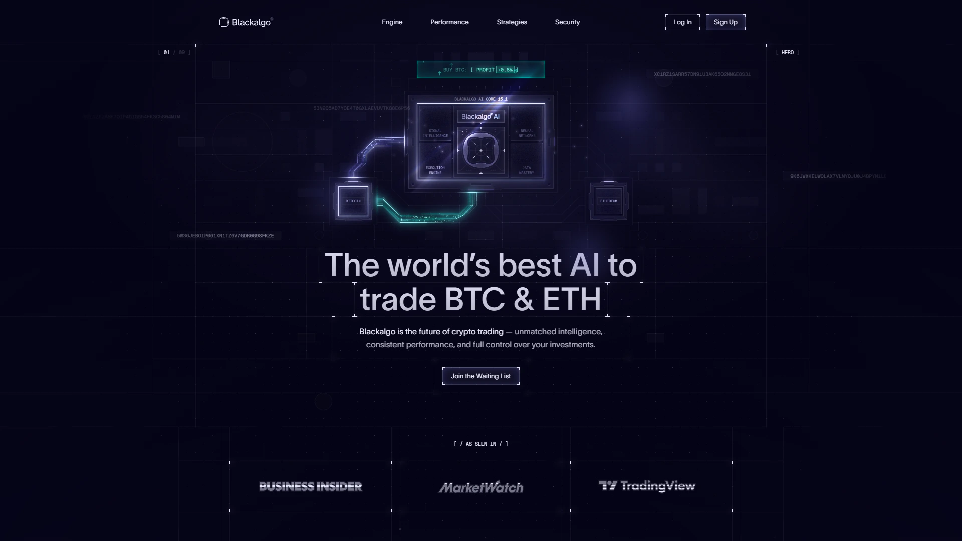 Blackalgo Full Page screenshot