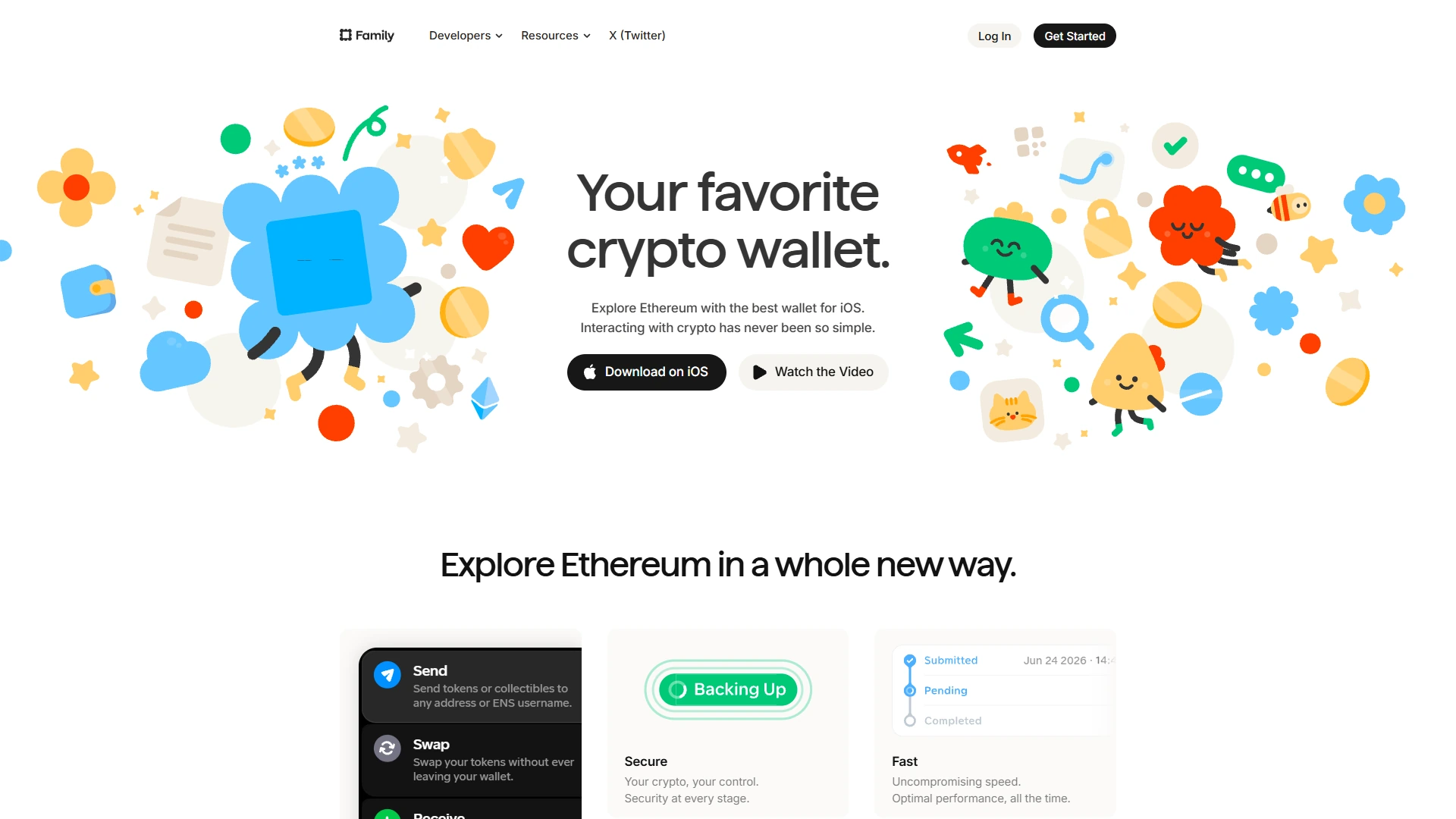 Family Full Page screenshot