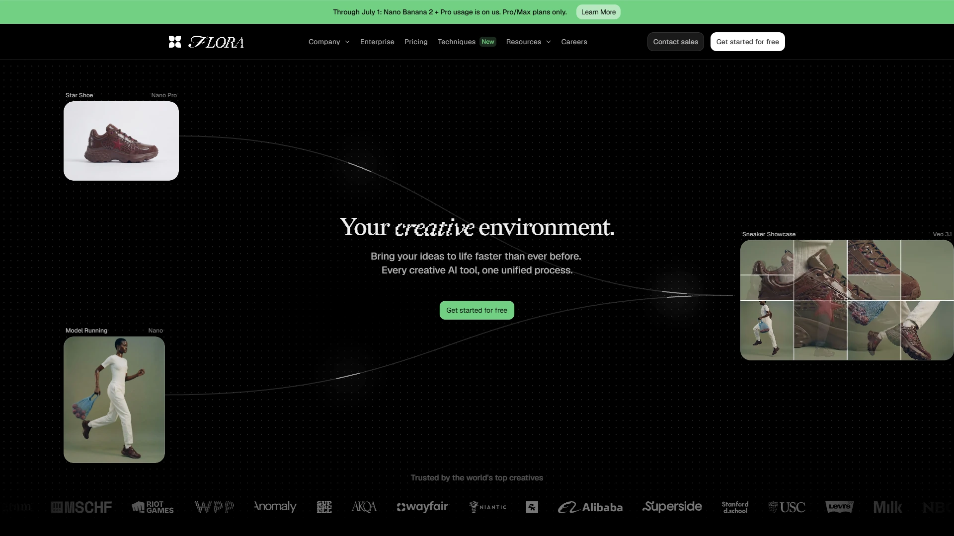 Flora Full Page screenshot