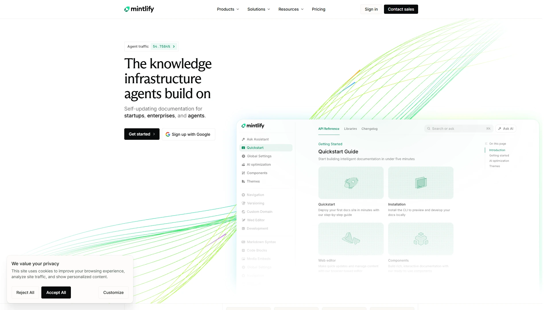 Mintlify Full Page screenshot