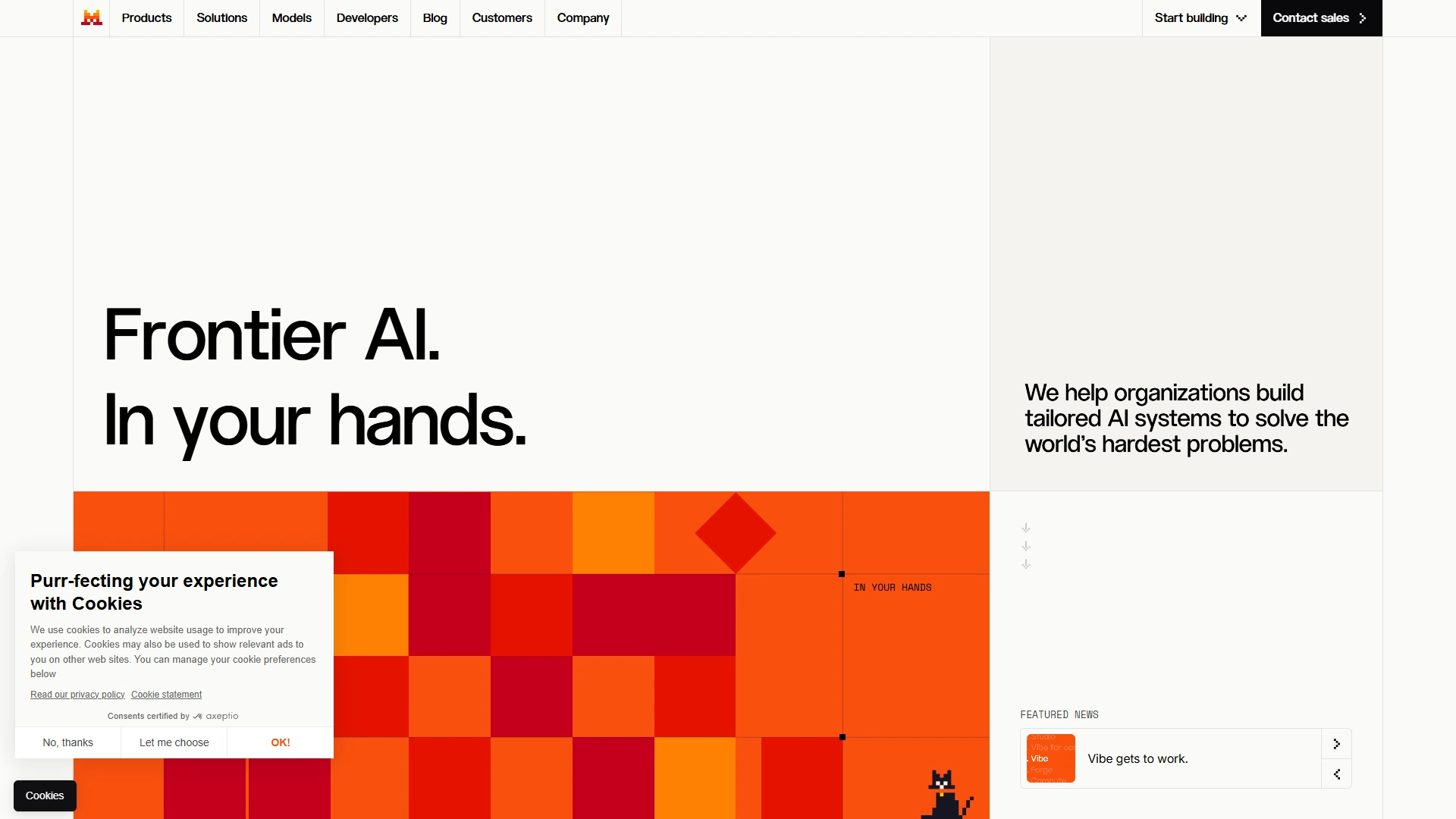 Mistral Full Page screenshot