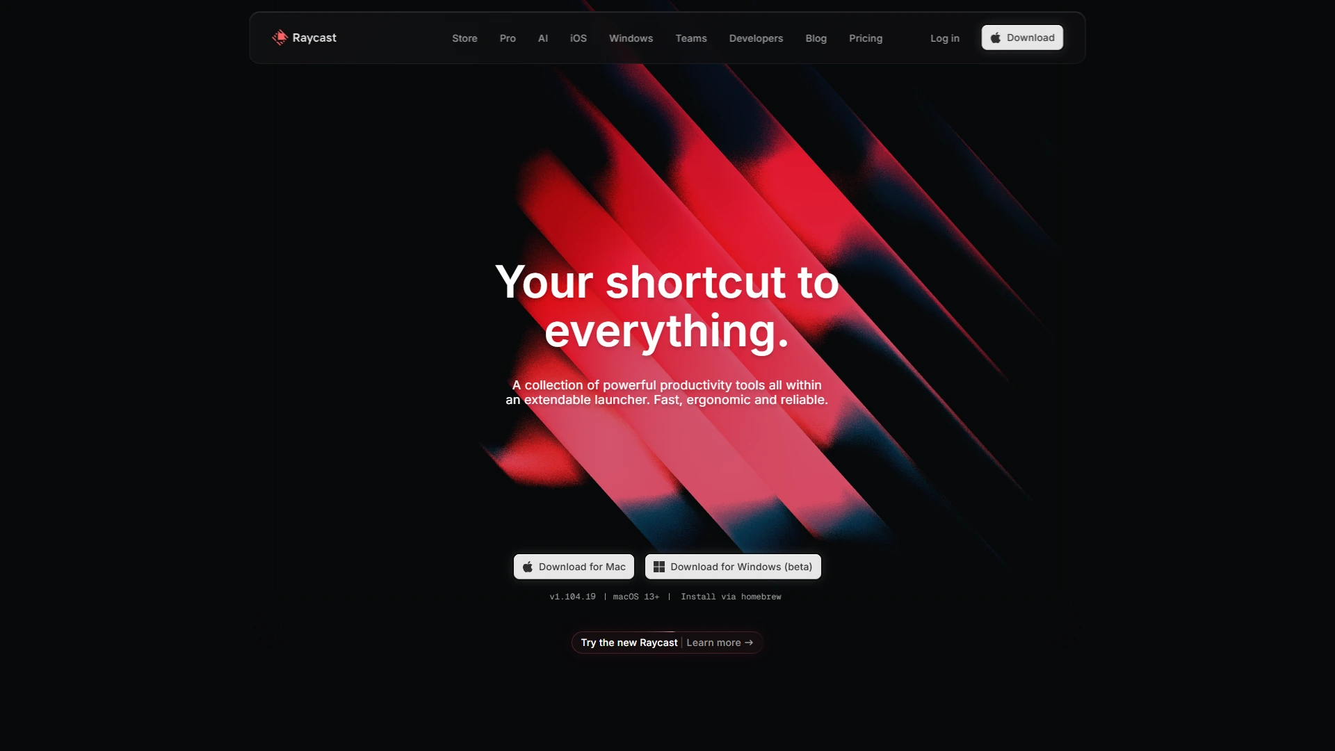 Raycast Full Page screenshot