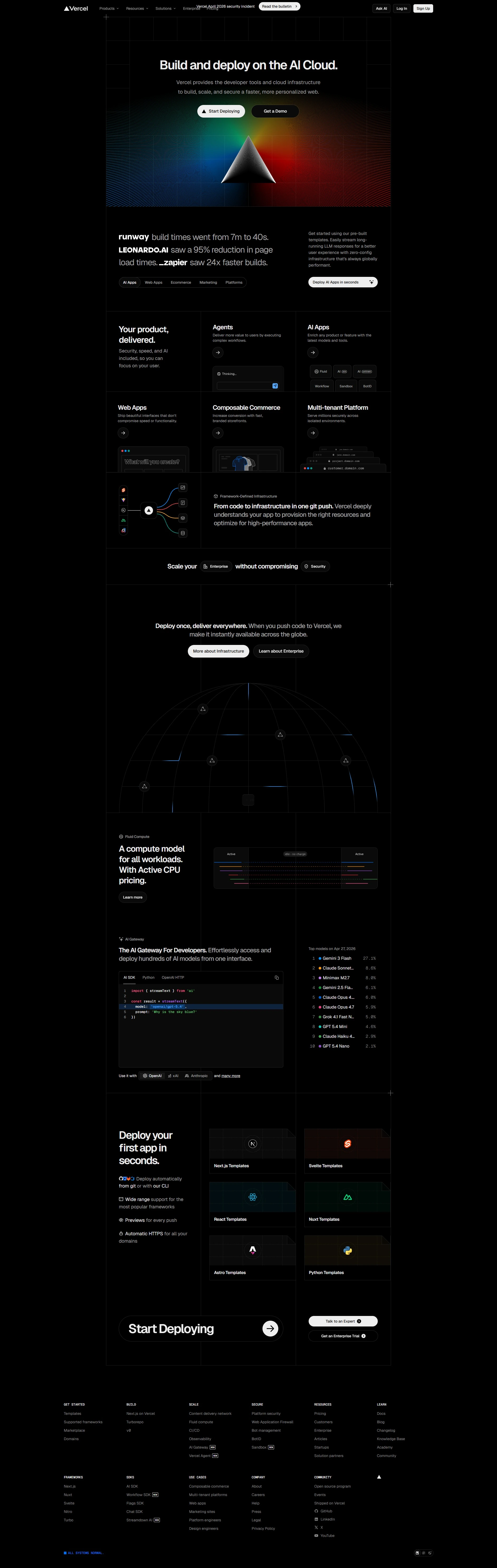 Vercel Full Page screenshot