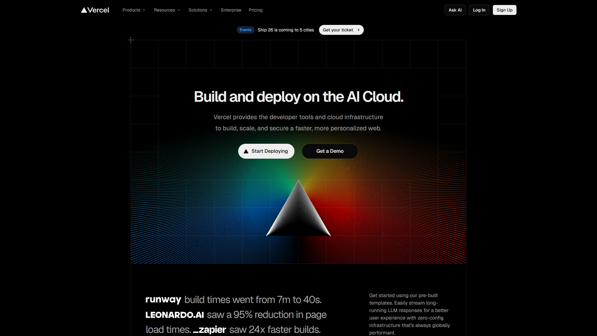 Vercel Full Page screenshot